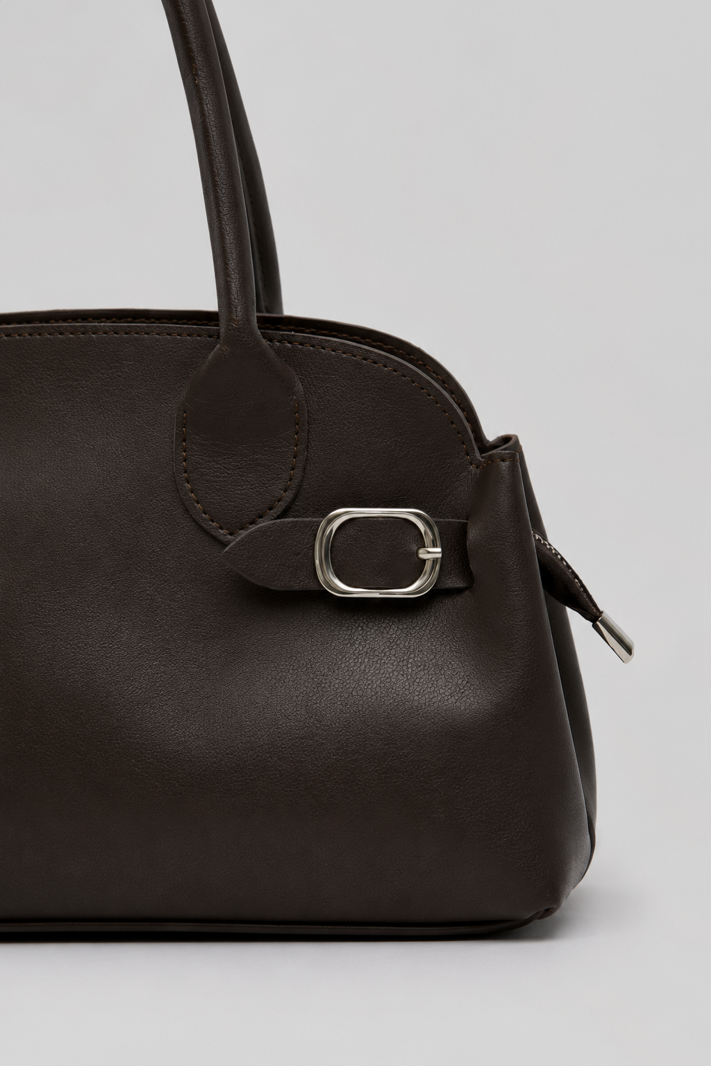 Vany Vintage Baget Çanta Kahve