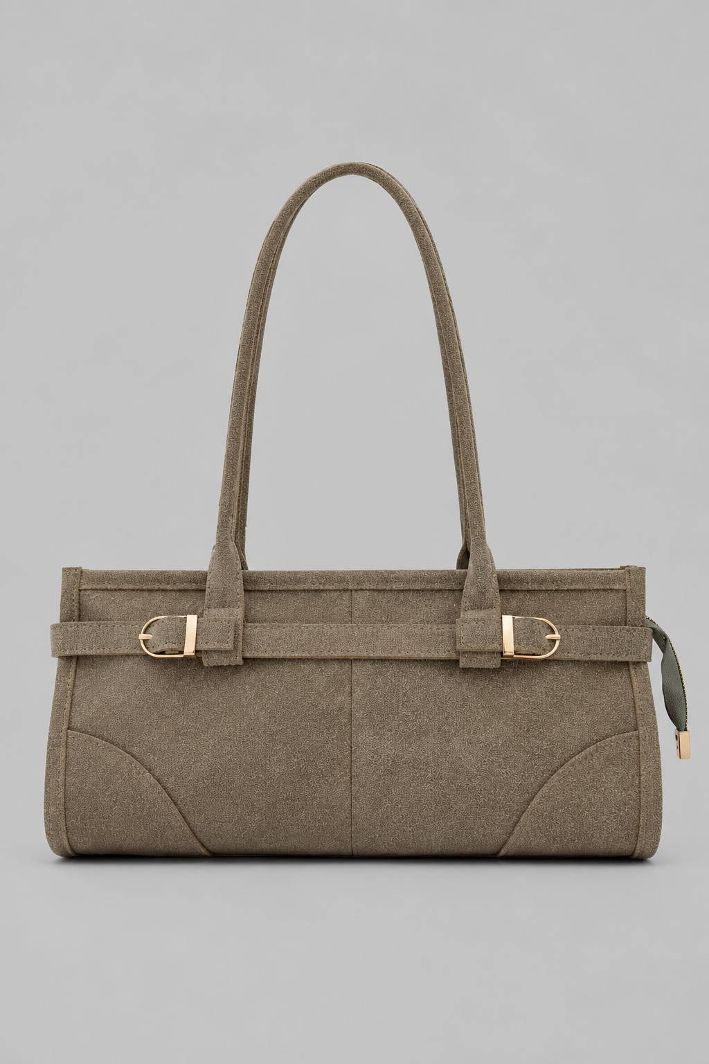 Bolso baguette vintage Marrón Oscuro