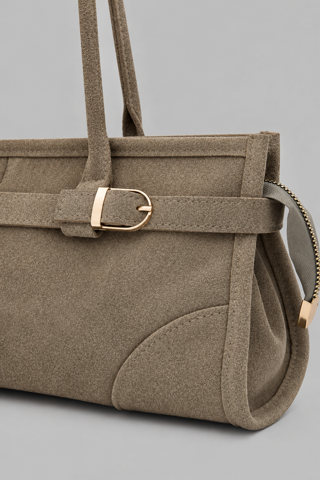 Bolso baguette vintage Marrón Oscuro
