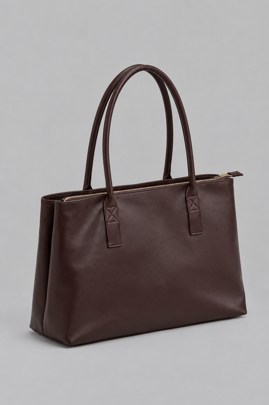Katzey School Tote Çanta Kahve