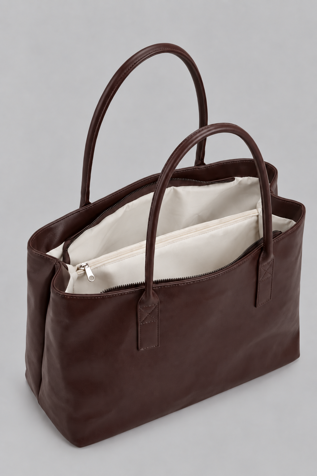 Katzey School Tote Çanta Kahve