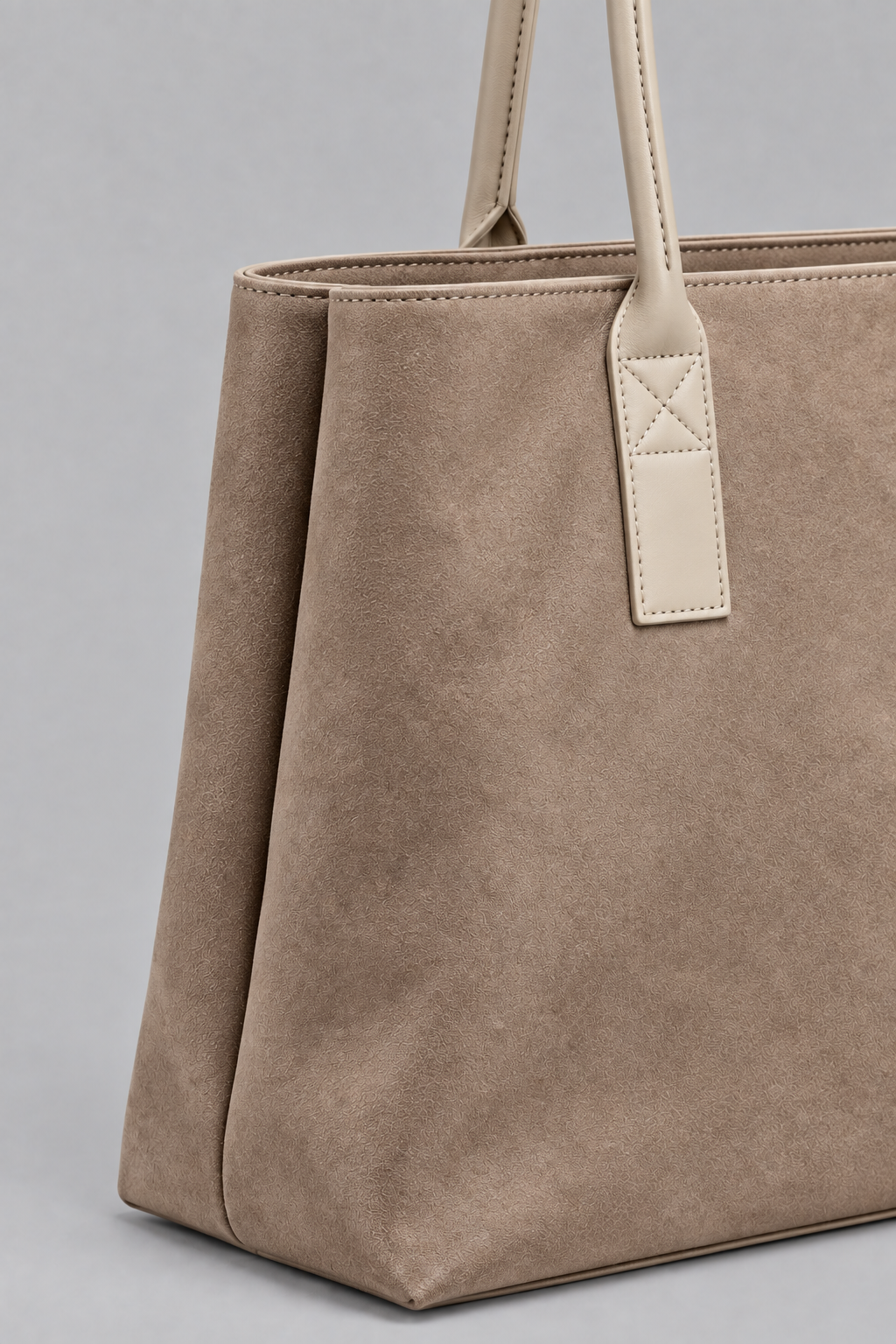 Katzey Süet School Tote Çanta Bej