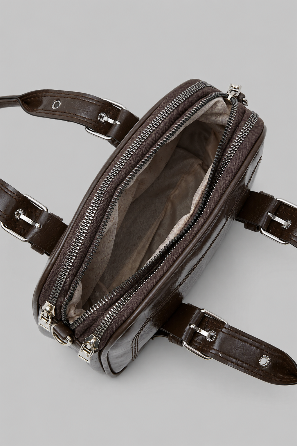 Palm Vintage El ve Çapraz Çanta Kahve