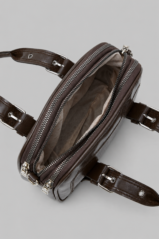 Palm Vintage El ve Çapraz Çanta Kahve