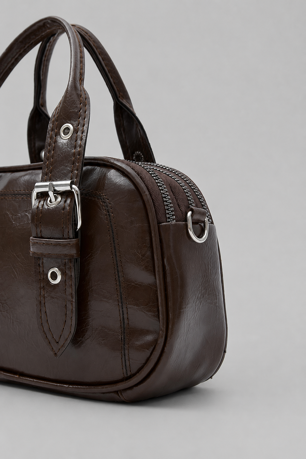 Palm Vintage El ve Çapraz Çanta Kahve