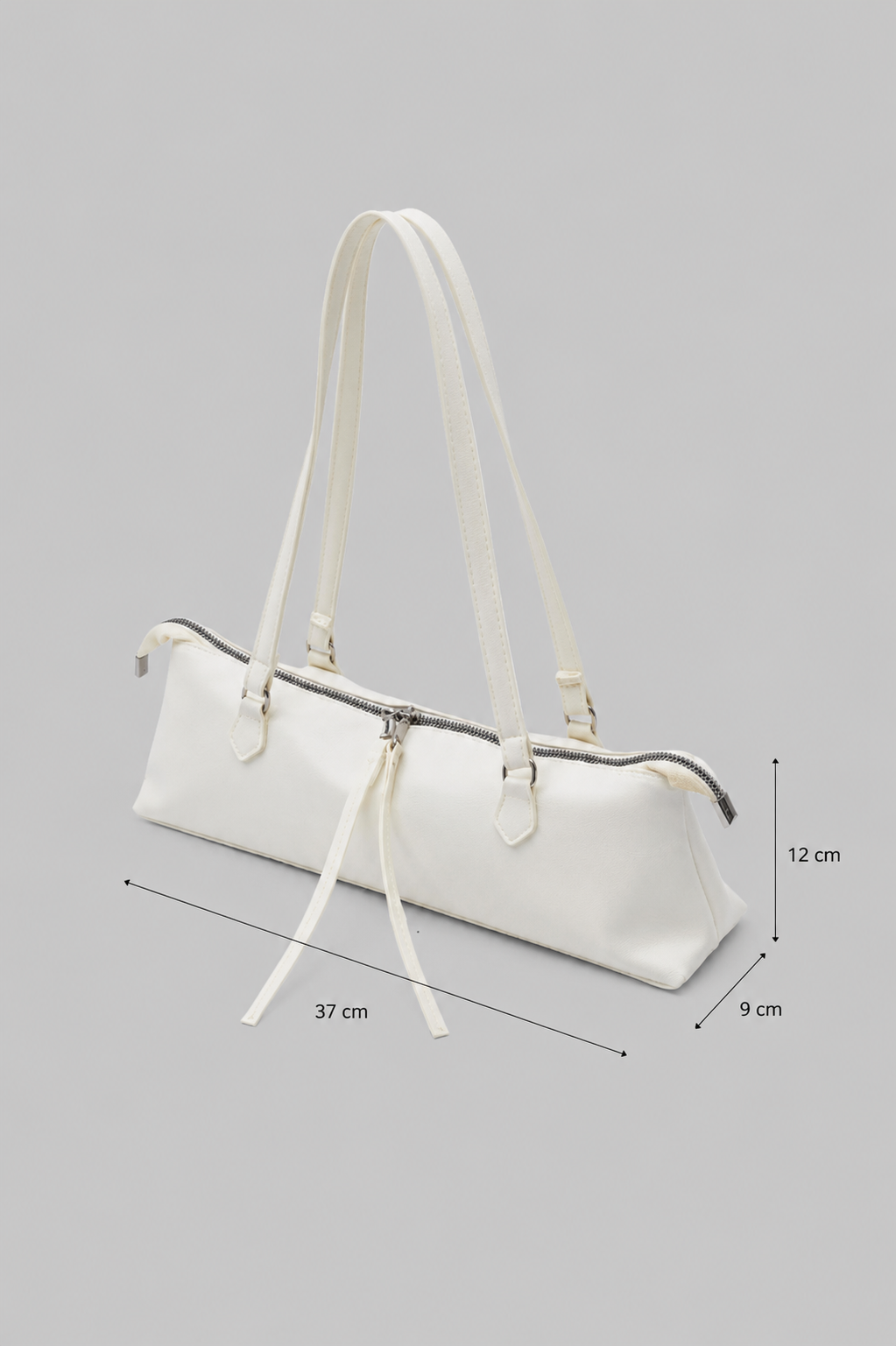 Marina Basic Baget Çanta Krem