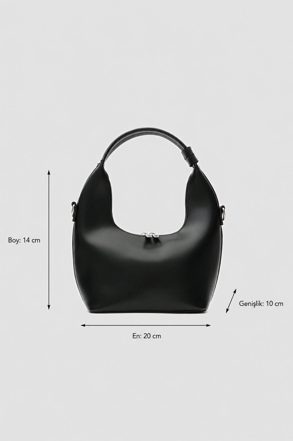 Mini Bucket Çapraz Çanta Siyah