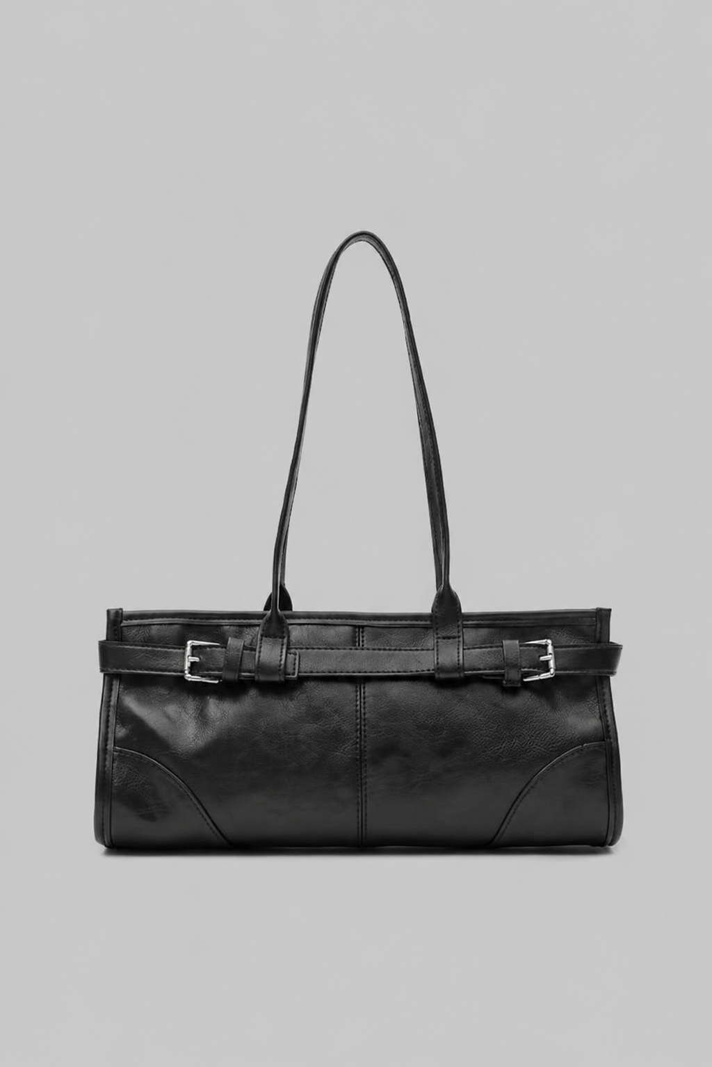 Any Vintage Baget Çanta Siyah