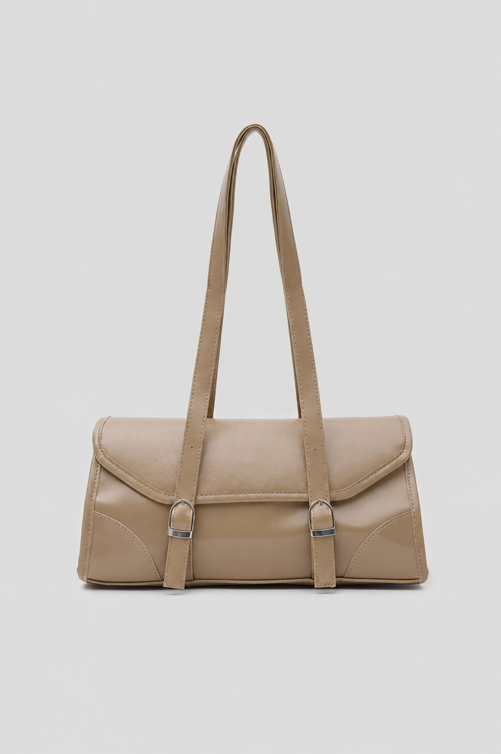 Lucia Vintage Baget Çanta Bej