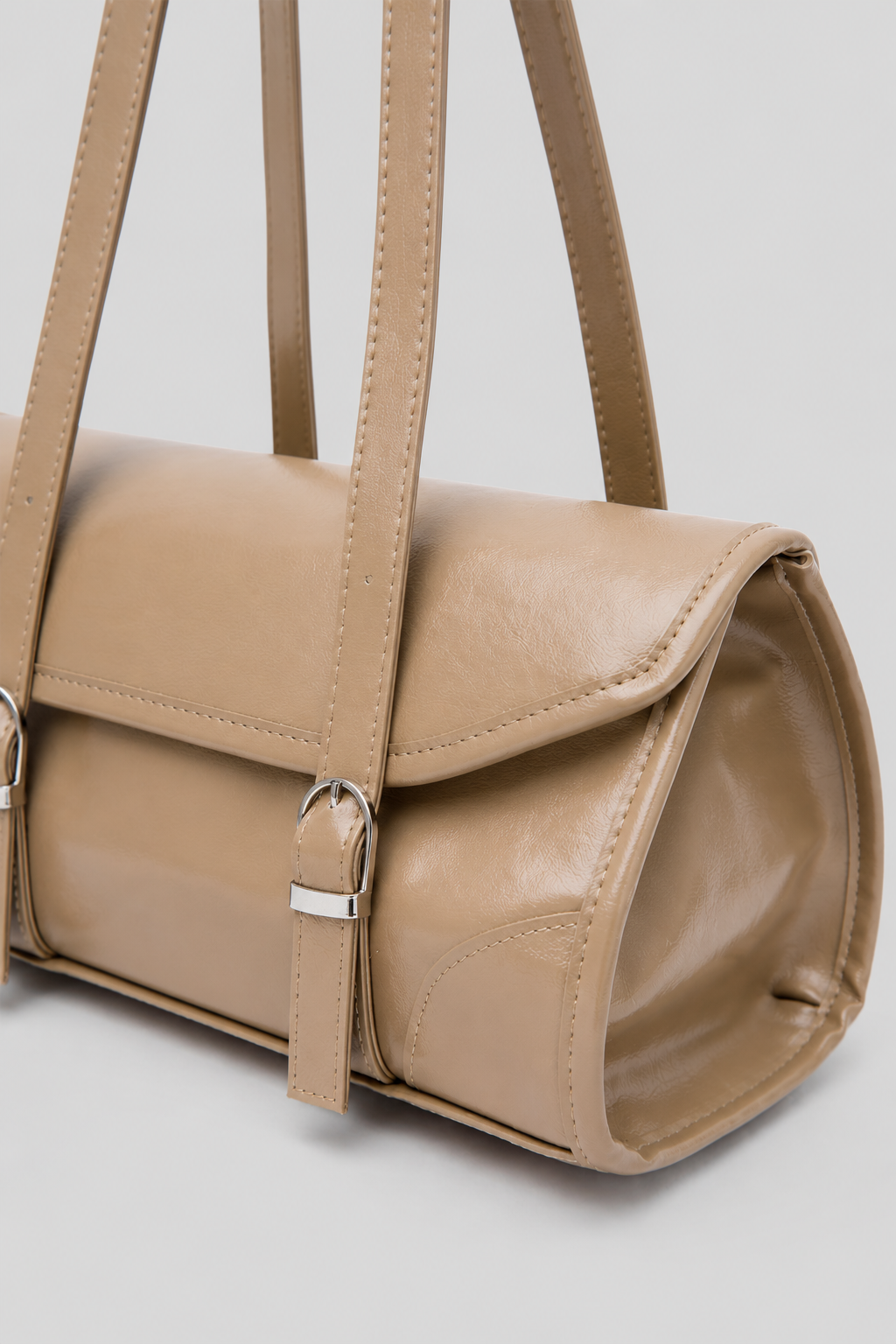 Lucia Vintage Baget Çanta Bej