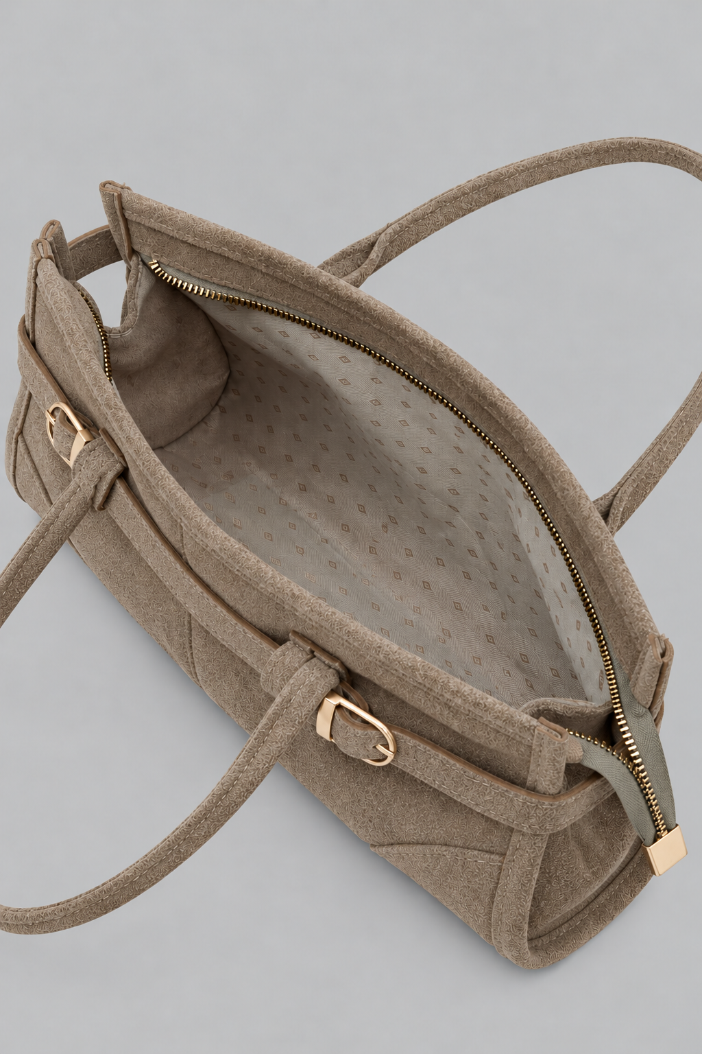 Bolso baguette vintage Marrón Oscuro