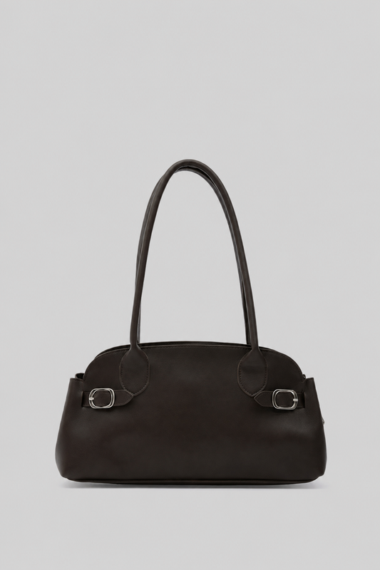 Vany Vintage Baget Çanta Kahve