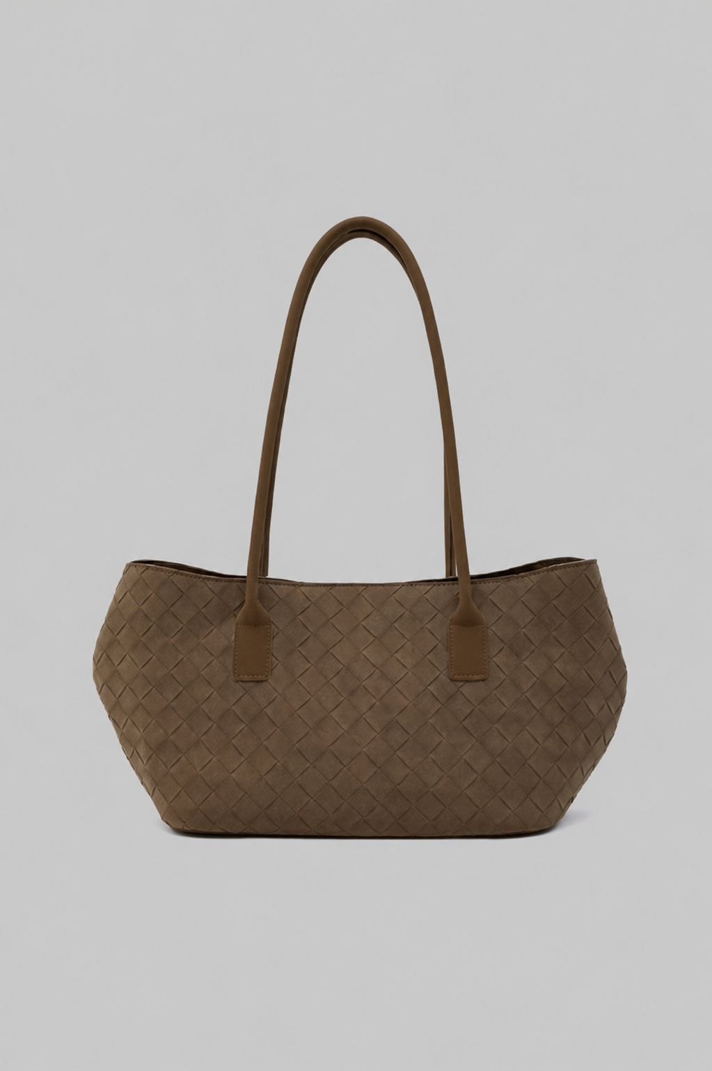 Velora Süet Shopper Omuz Çantası Taba
