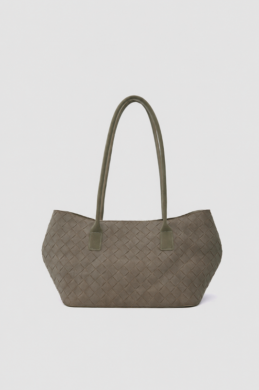 Velora Süet Shopper Omuz Çantası Vizon